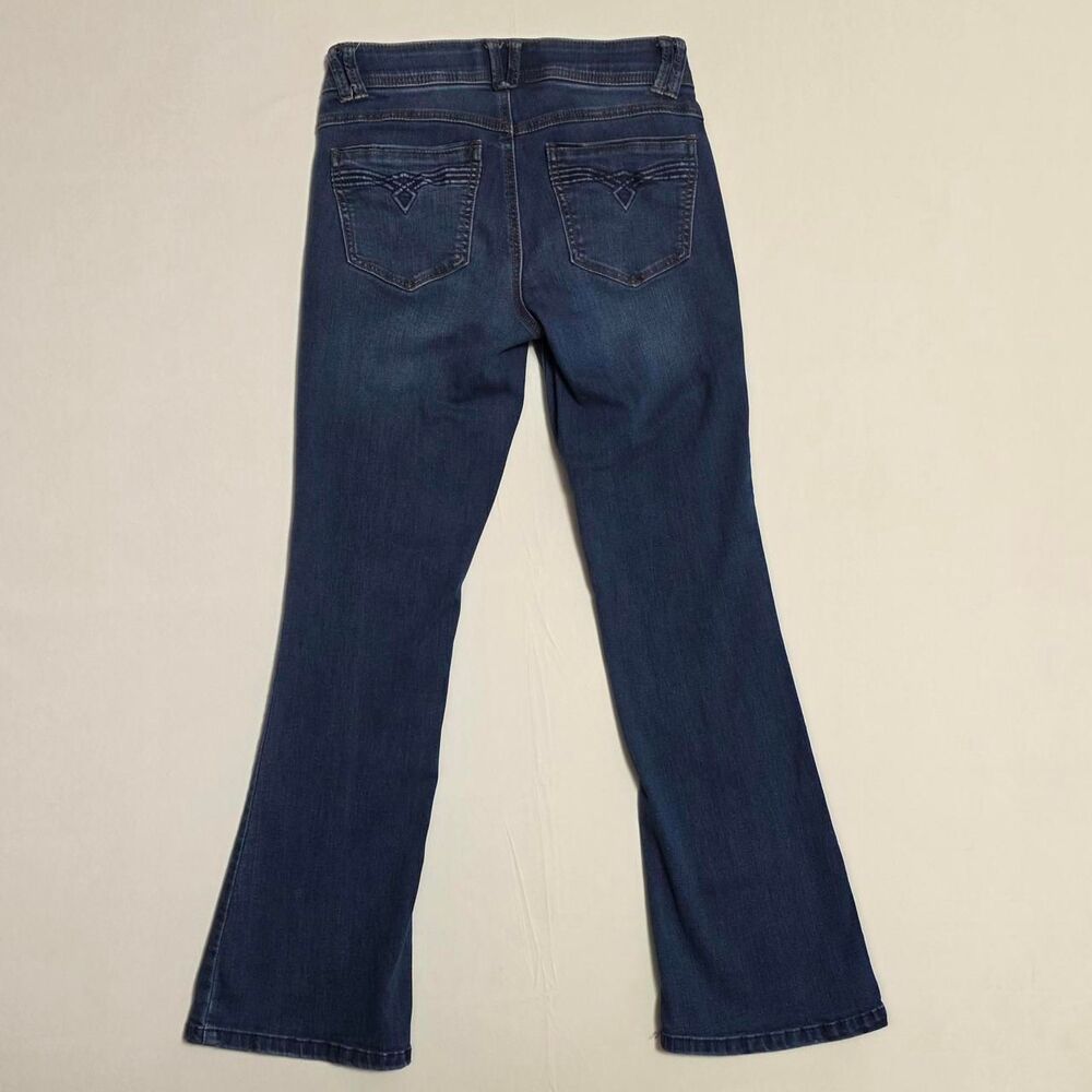Democracy "Ab" solution Itty Bitty Bootcut Jeans Dark Wash Petite 2P - Picture 5 of 5
